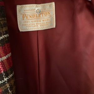 Virgin Wool Vintage Pendleton Coat